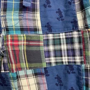 Disney Mickey Mouse plaid pajamas